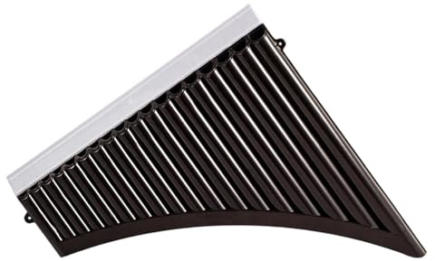 Panflöte Instrument Panflöte 18 Oder 16 Pfeifen C-Dur Einsteigerfreundliches Instrument Leicht Zu Erlernen(18-tube black)