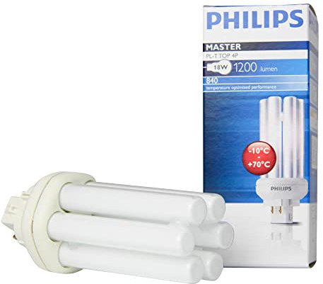 Philips MASTER PL-T TOP 4P lampada fluorescente 18 W GX24q-2 Bianco freddo A