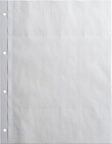 Brunnen 1061610 - Foglio divisore per album fotografici, liscio, 23 x 29,7 cm, colore: Bianco