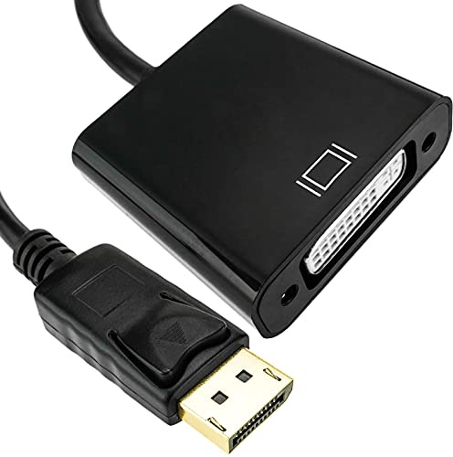 BeMatik - Adaptateur DisplayPort mâle vers DVI-D Femelle avec câble de 20 cm