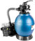 HST Sandfilter Poolfilter bis 35.000 Liter mit Profi Leis Poolpumpe 10000 Liter/Std 400 W mit Vorfilter Sandkessel 5-Wegeventil Bodenplatte viel Zubehör Komplettset geeignet für Sand Filterbälle Glas