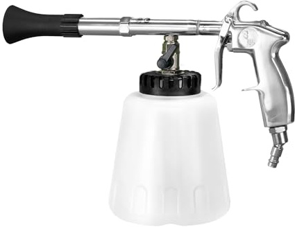 BenBow Pistola De Limpieza De Tapicería, Boquillas De Pistola De Lavado Pro para Alfombras, Tapicería, Asientos De Automóvil, Interior De Vehículos, Depilación, Muebles (De Primera Calidad, Negro)