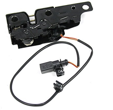 Original Audi Motorhaubenschloss A3 (Typ 8P, Modelljahr 2004-2008) Klappenschloss mit Mikroschalter 8P0823509D