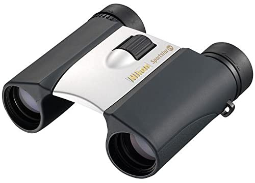 Nikon Jumelles compactes 8x25 Sportstar EX Prismes en toit, étanches, compactes, finition Argent Sports nautiques, Oiseaux, Voyage Argent