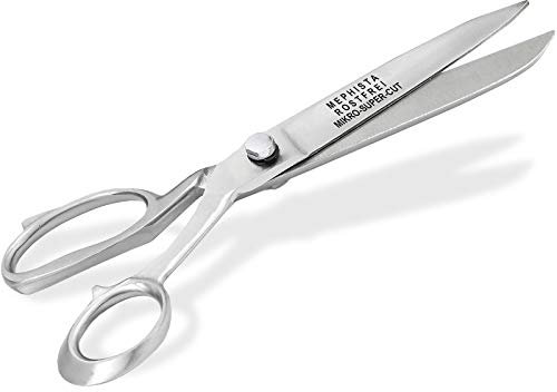 Profi Stoffschere Schneiderschere Textilschere Arbeitsschere mit Mikroverzahnung (17,5 cm)