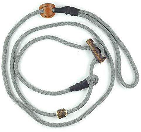 Retriever-Leine/Moxonleine Sporty-Style | robuste Hundeleine aus Tau mit Klemme & Halsbandfunktion | 6mm – besonders griffig & wetterfest | Training, Alltag & Dummyarbeit