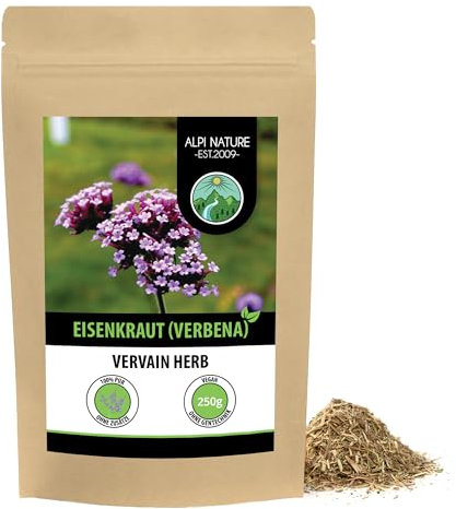 Alpi Nature Eisenkraut Tee 250g, Eisenkraut getrocknet und geschnitten, Verbena officinalis