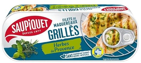 SAUPIQUET - Filetto di sgombro alla griglia con erbe provenzali, 1/4, 120 g, 4 pezzi