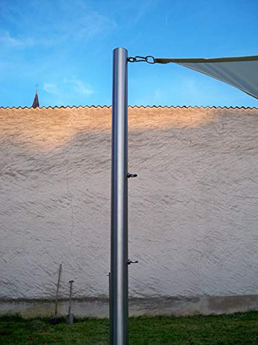 Sonnensegelmast Edelstahl 6030/3-3 Hülse 75cm