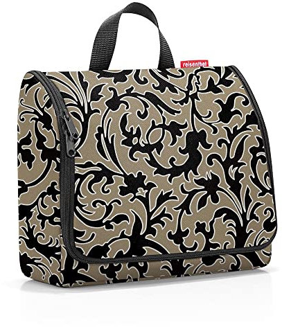 reisenthel toiletbag XL Baroque Marble - praktischer Kulturbeutel mit Haken, wasserabweisendes Material