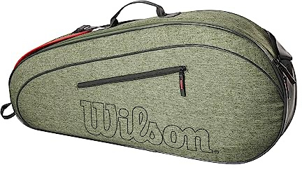 Wilson Bolsa de tenis Team, Capacidad para hasta 3 raquetas de tenis, Para hombre y mujer