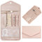 Aucuu Pochette Bijoux Voyage, Pochette Rouleaux à Bijoux, Rouleau de Bijoux Pliable, Pliable Organisateur de Bijoux de Voyage pour Boucles Bagues d'oreilles Colliers Bracelets et Montres