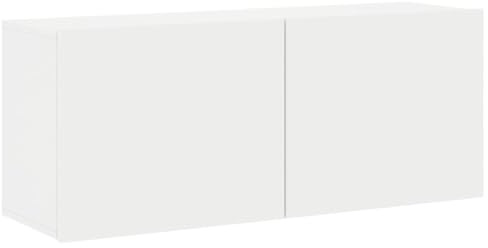 vidaXL TV-Wandschrank Weiß 100x30x41 cm