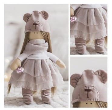 GMMH Nähset Bastelset zum Selbermachen Puppen (Mika 30 cm)