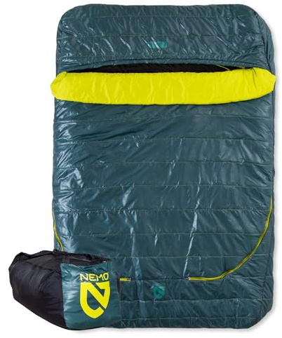 NEMO Equipment Jazz Sac de couchage synthétique pour lit double Lagon/Lumen