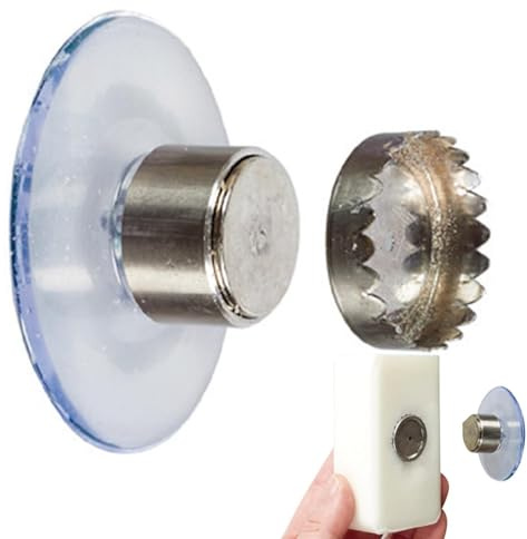 Portasapone a ventosa, gancio per sapone magnetico da parete, con ventosa, supporto magnetico per sapone, portasapone magnetico da parete, per lavello, cucina, bagno