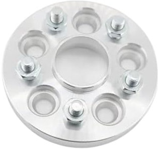 WUPEDI Abstandshalter, 2 Stück, Adapter for Spurverbreiterungen, Aluminium, PKD, 5 x 108 bis 5 x 112, CB 63,4 bis 66,6, Dicke 20 mm, Bolzen 12 x 1,5 Adapter für nabenzentrische Spurverbreiterungen
