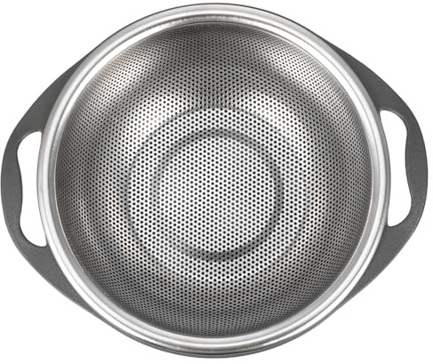 MUCKLILY Colander Inossidabile Per e Scolapasta Con Manici Per e Capacità Per Drenaggio