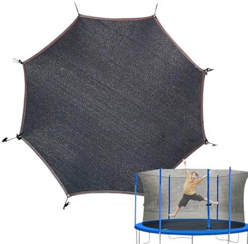 Trampolin Sonnenschutz Abdeckung | Trampoline Überdachung Trampolinzubehör | Sonnenschutz TrampolinZelt Abdeckung | UV-Beständige Sonnensegel