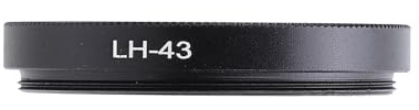 Filtro UV HD de 43 Mm Profesional y Capucha de Lente para Lente F2 de 22 Mm de EF M