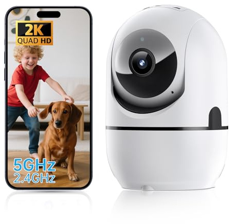 JWQPO Kamera Überwachung Innen,1080P Kamera Indoor,überwachungskamera innen WiFi Babyphone,überwachungskameras Indoor, 2-Wege-Gespräch, Bewegungserkennungsalarme Nachtsicht, innenkamera mit Alexa