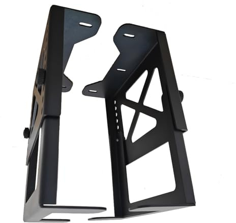 Support d'ordinateur réglable sous le bureau – Support pour PC dissimulé, système de montage Unnder Dessk compatible avec les câbles | Support CPU F0r Home | Solution compacte de station de travail