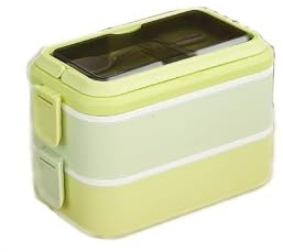 Thermos-expert Boîte Repas Isotherme Chaud Longue Durée, Boîte Repas Isotherme en Acier Inoxydable - Lunch Box Gastronomique Modulable (Vert,2L)