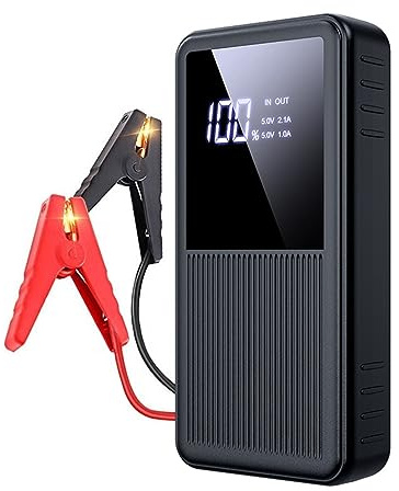 Arrancador De Batería Coche Alta Capacidad, Banco Energía 600A, Dispositivo Arranque, Cargador Gasolina Diésel For Potenciador Buster FáCil De Usar
