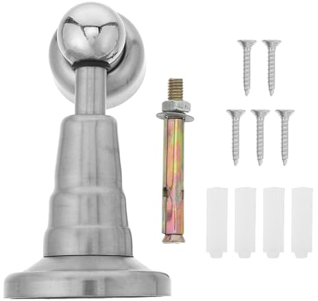 LIGIGWASH Hydraulischer Türstopper aus Edelstahl Soft-close Türdämpfer Geräuschloser Anti-kollisionspuffer kein Bohren Schutz für Hotel- Büro Holztüren Einfache Montage ohne Werkzeug