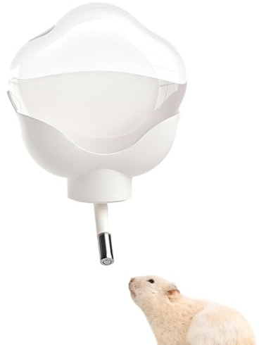 Palaufr Bottiglia 'acqua Per Criceti Antigoccia | Contenitore Trasparente Antigoccia da 500ml,Bevitore per Piccoli Animali,Per Gabbia Piccoli Animali Casa Idratazione Viaggio