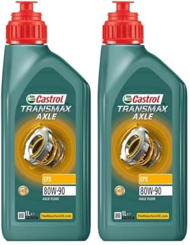 CASTROL Tranmax Axle EPX 80W-90, Huile de Transmission, 1L (Lot de 2)