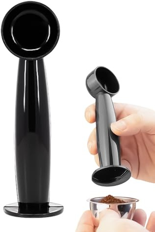 Buhygn Cuchara Para Espresso,Herramienta Tamper Reutilizable, | Prensado De Café En Grano Con Medidor,Para Té, Proteína En Polvo, Cacao Caliente, Fórmula, Café Molido Espresso, Mezclar