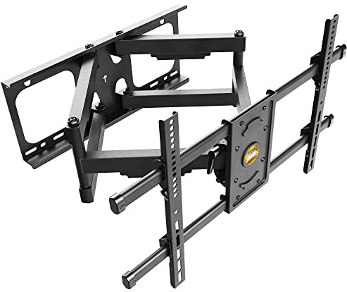 RICOO Support Murale TV Orientable S4964 Inclinable Universel 42-75 (107-191cm) Fix ation Mural Télévision LED/LCD/Incurvée VESA 300 x 200-600 x 400