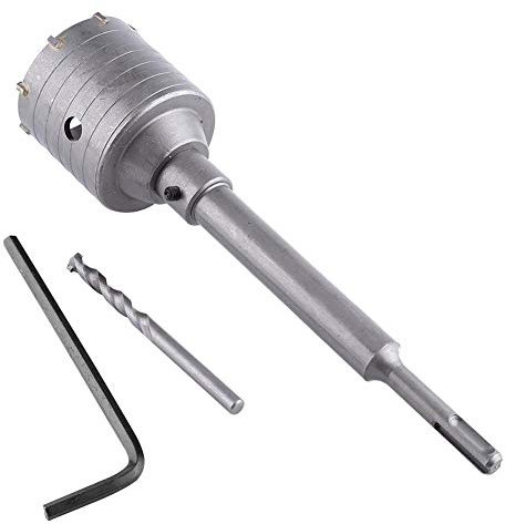 Akozon Broca Hormigon Agujero Brocas Hormigon Broca de 65m m fijada para el cemento concreto del ladrillo