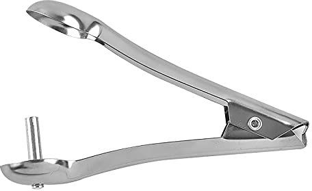 HANGHANG Outil de dénoyauteur de cerises en acier inoxydable pour enlever les noyaux de prune et noyauteur portable pour la maison, la cuisine, le jujube rouge