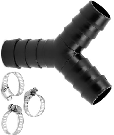 Uqezagpa Y Shaped Drain Splitter Washing Machines Various Outlet Adapter Texture Drain Connector Suitable for Pipes Adjustable Hose Adapter