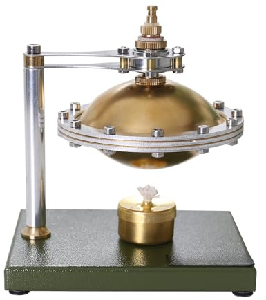 Modelo de Stirling Aire Caliente Metal Completo sin ensamblar DIY Juguete Experimento física y Ciencia platillo Volador Vapor Regalo para Maestros Estudiantes Adultos cumpleaños
