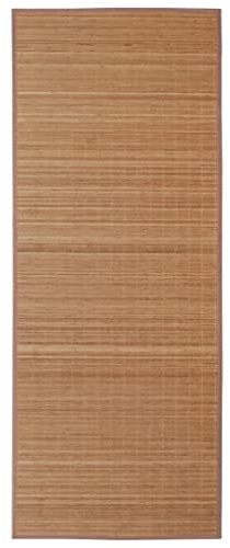vidaXL Rechteckiger Teppich aus Bambus, 150 x 200 cm, Braun