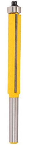 1 x extra langer Frässtift, 1/4 Zoll Schaft x 3/8 Zoll Schnittdurchmesser x 5,1 cm Höhe, für Holzbearbeitung, Frässchneider.