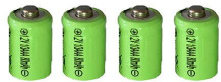 N20 Solar 1/3AAA Rechargeable Solar Light Battery - Ideal AAA Solar Batteries for Garden Lights - Smart 4 Pack Solar Batteries - Lasting Power Solution