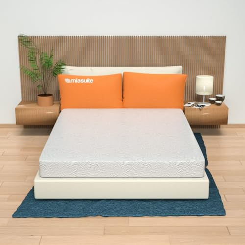 MiaSuite Materasso Sfoderabile Memory - 80x190 cm Alto 20 cm, Indeformabile, Anallergico, Antiacaro, Traspirante | One