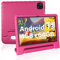 JREN Kids Tablet,10 inch Tablet for Kids with WiFi,10.1 IPS HD Screen,CPU Speed up to 1.8GHz,RAM 4GB and 64GB Storage,Toddler Tablet with Protective case,Color Pink