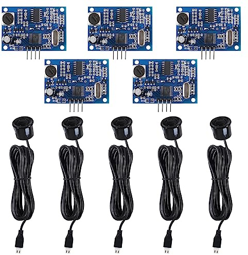 5Pcs JSN-SR04T Integrierte Entfernungsmessung Sensor Wandler Modul Ultraschall Entfernungsmesser mit Wasserdicht Sensor Modul