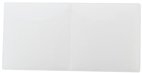 Supvox Parkscheinhalter Auto Windschutzscheibe Selbstklebend Transparent 10 Stück Wasserfest Langlebig Parkscheintasche Universell für Pkw LKW Einfache Anbringung