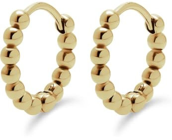 ESPRIT Damen-Creolen 925er Silber One Size, Gold 32026117