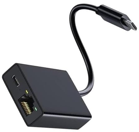 Micro USB to RJ45 Ethernet Adapter Compatible with Fire TV Stick – Wired Internet Connection Compatible with Fire Stick, Chromecast, and More
