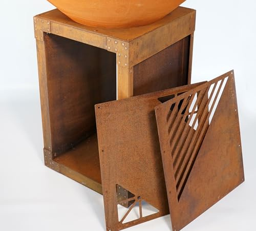 Panneau décoratifs pour brasero BRASONFIRE Ø 85 cm, Barbecue extérieur à Bois et Accessoires, 100% Fabrication Française