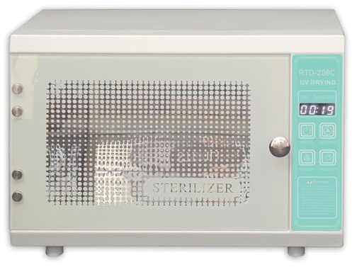 UV Sterilisator mit Trockner, Timer & 1 Langlebige Ersatzlampe 160W 75℃ – 360° Allrounddesinfektion für Babyflaschen & Schnuller, Kinderfreundlich für Familiengebrauch