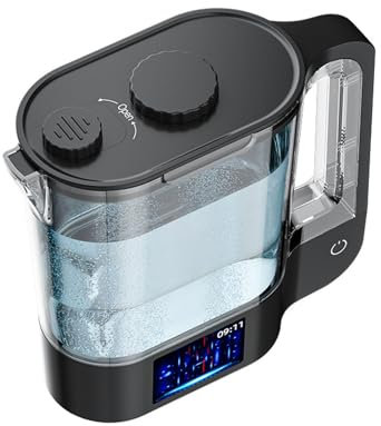 2L De Gran Capacidad Ionizador De Agua De Hidrógeno Máquina Generador De Agua Rica En Hidrógeno Molecular Contenido De Hidrógeno 2000PPB Pantalla Táctil LED Para Uso En Viajes De Oficina En Casa
