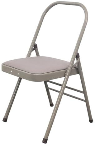 2 pu Leather,A,Yoga-Stuhl, Yoga-Stuhl-Säule, Stabiler und Dicker Yoga-Klappstuhl, Unterstützter Yoga-Stuhl, Stabil, rutschfest, Stabil, Langlebig